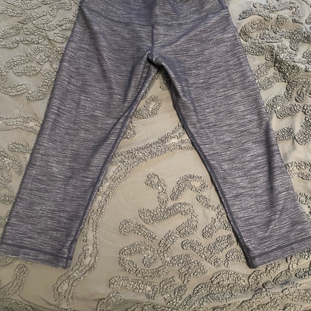 Lululemon Athletica Gray Leggings Soft Knit Relaxed Fit